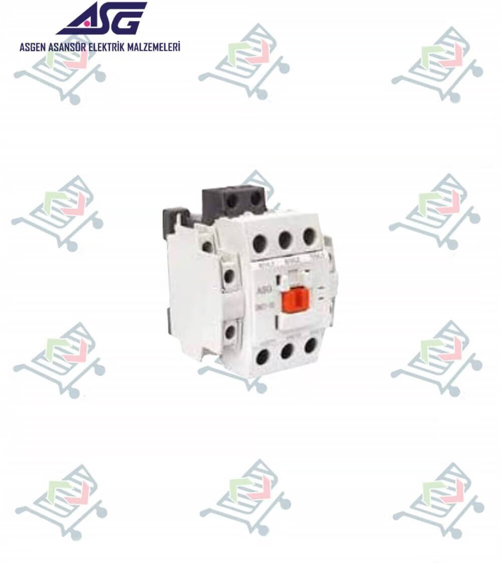ASGEN SMC-1 32A 15kW 50A 2.2 AC GÜÇ KONTAKTÖRÜ (AC 220V BOBİNLİ)