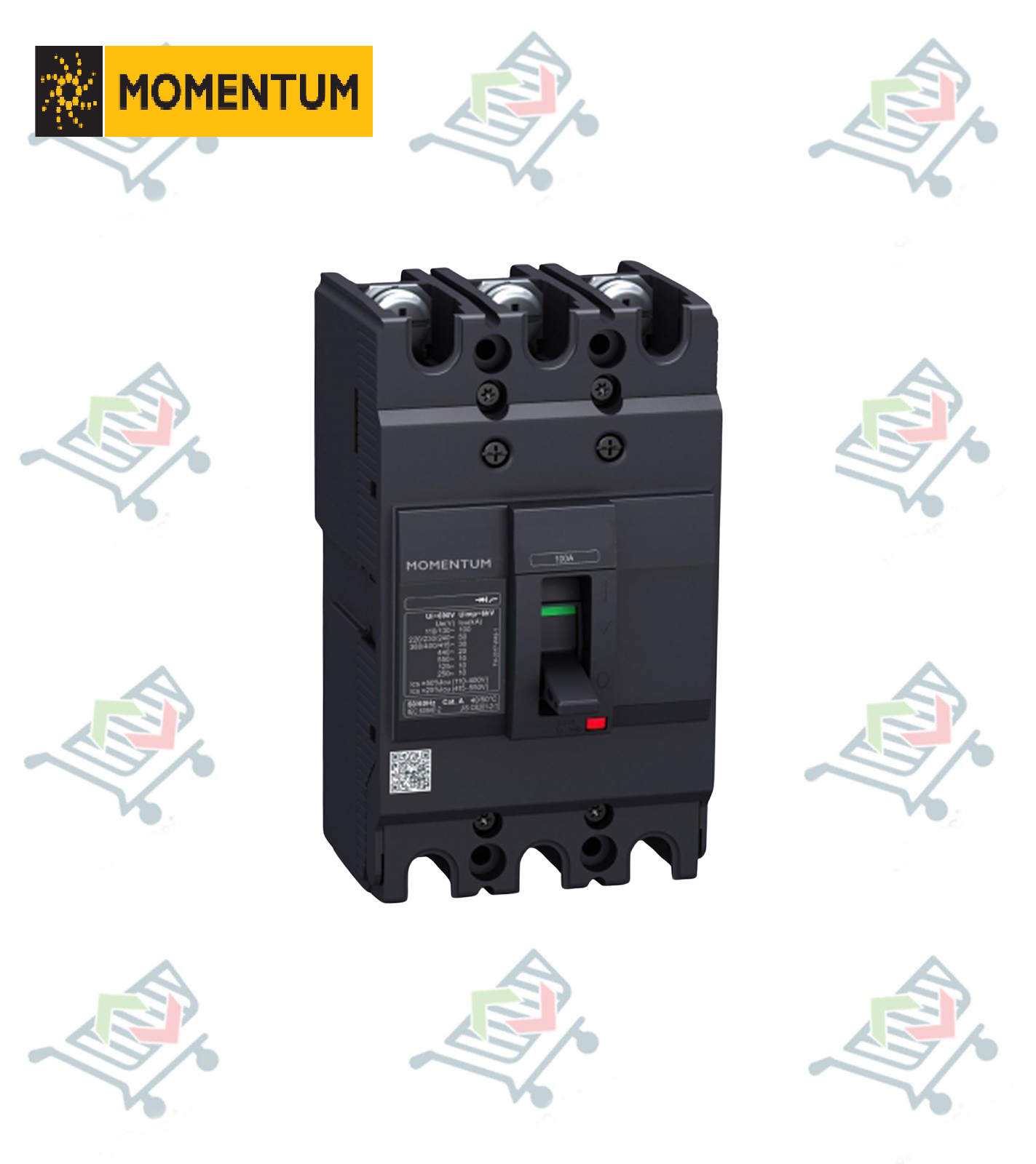 3 Kutuplu Termik Manyetik Kompakt Şalter Sabit Tip 3x80A 20KA