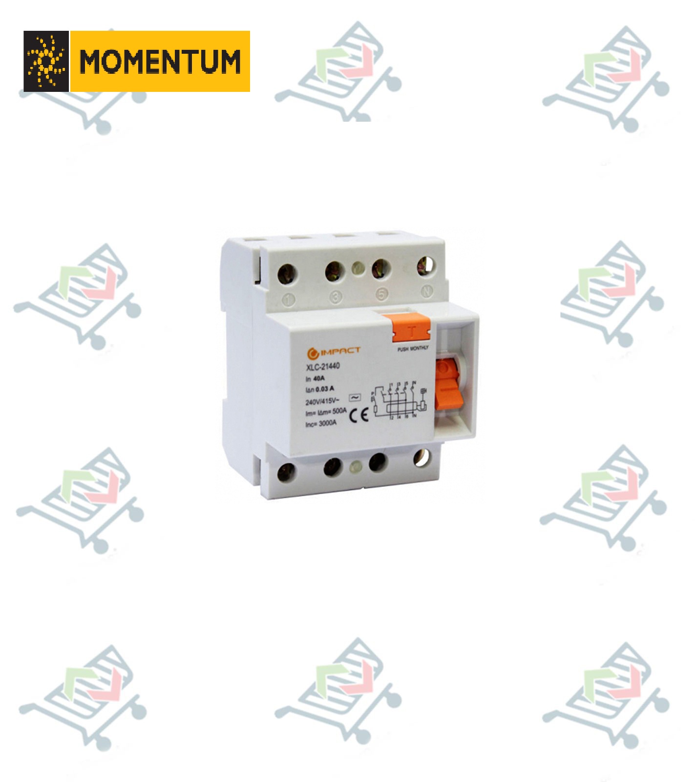 Kaçak Akım Koruma Rölesi 4 Kutuplu 2x25A 30MA