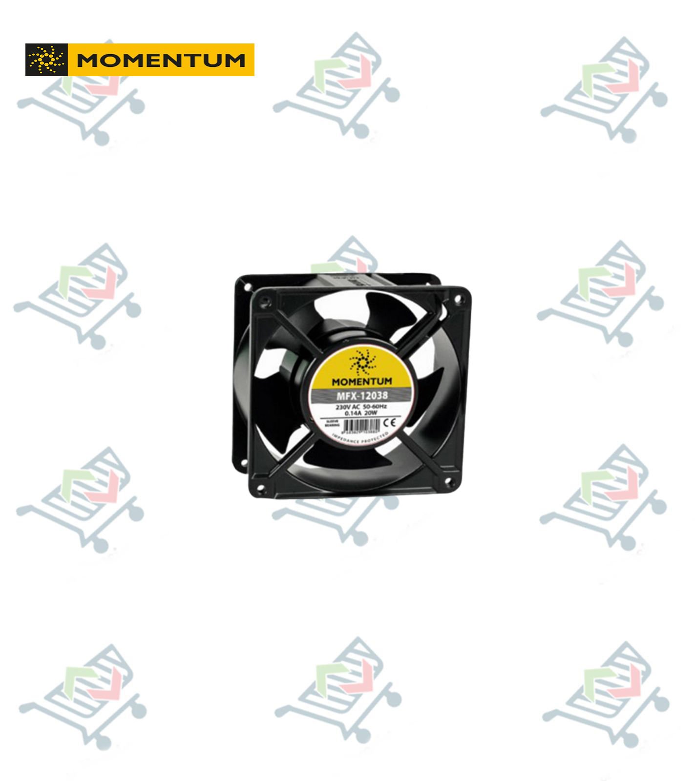 Aksiyel Fan 120x120x38mm Kare Fan 230 VAC Rulmanlı