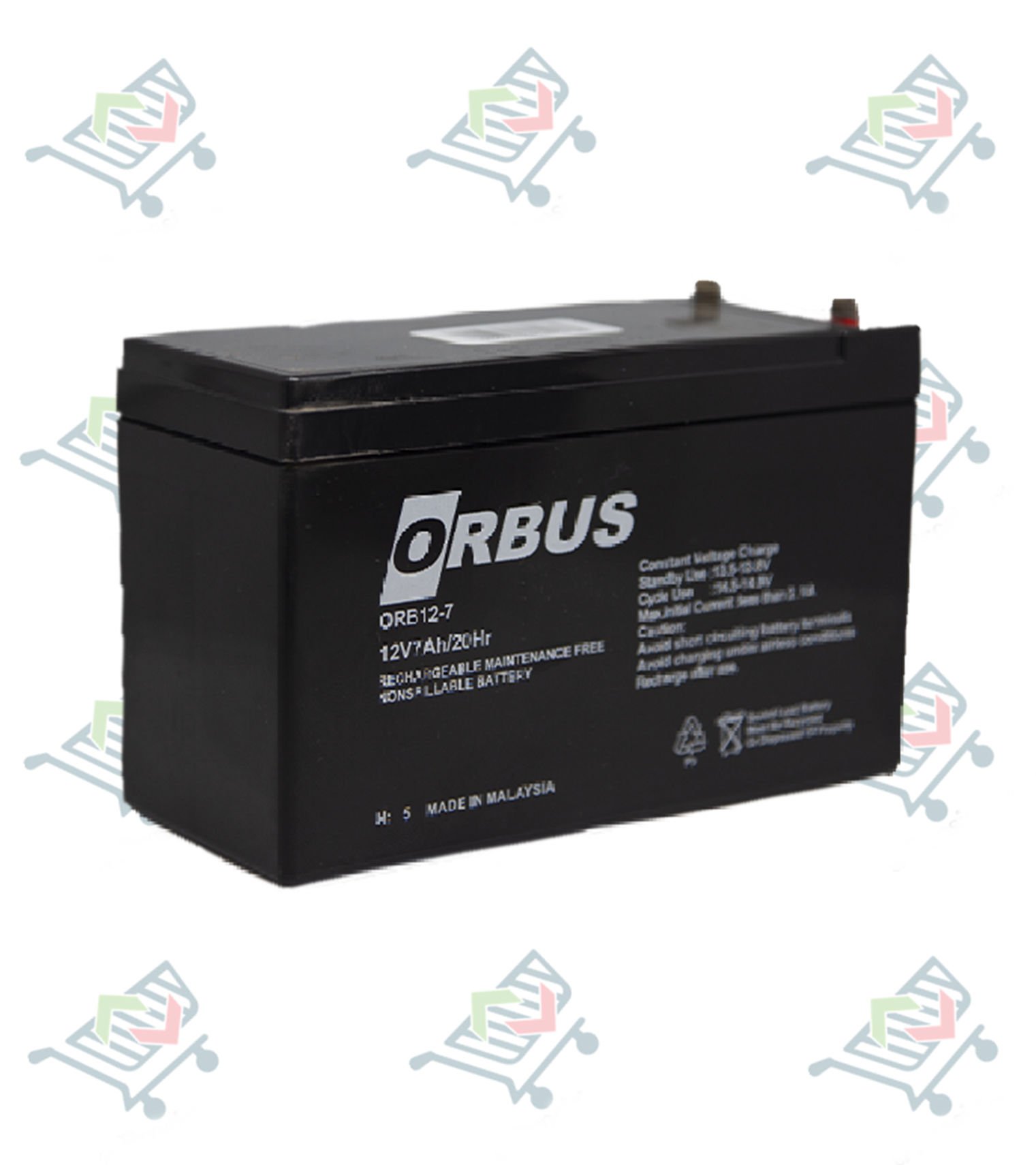 12V/7Ah Kuru Akü (20HR)