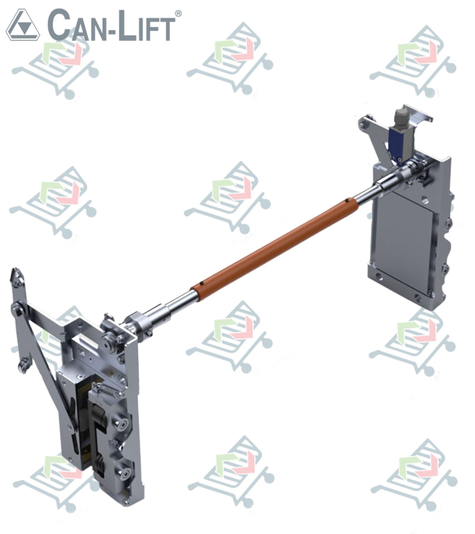 Can Lift T112 Çift ve Tek Yönlü Kaymalı Fren (Gövde Merkezinden Senkron Montaj Tipi))