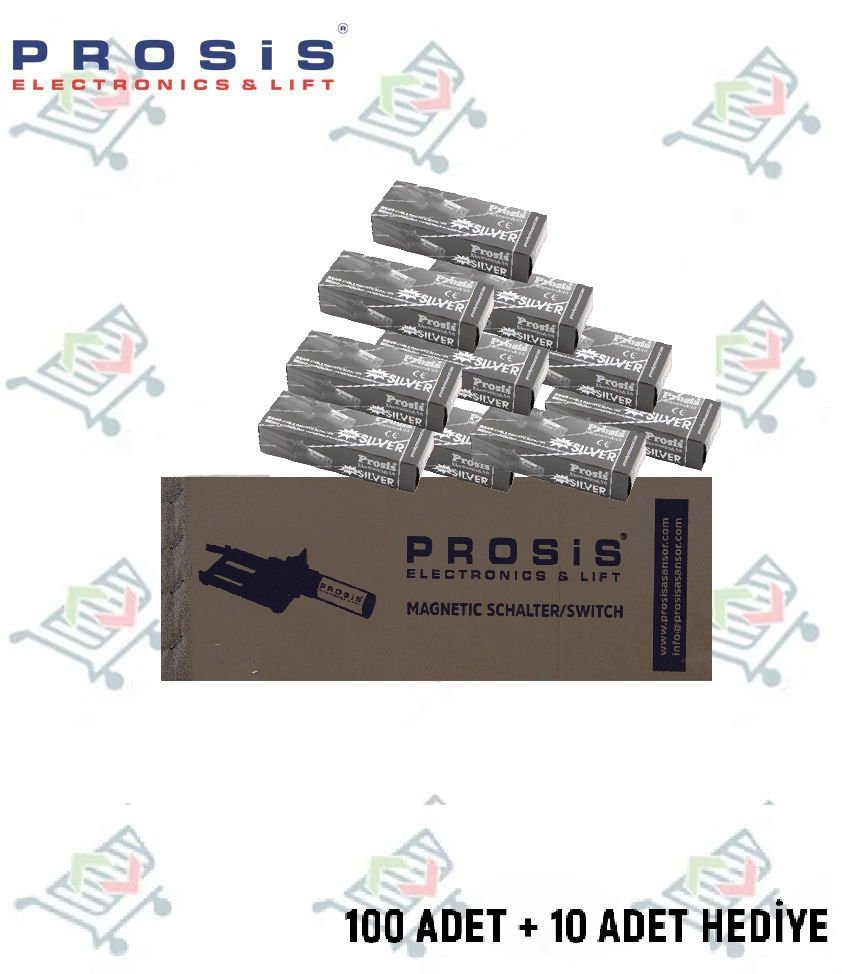 Silver Monostabil Manyetik Şalter(1A) 100'lü Paket (+10 Adet Hediye)