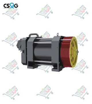 CSAG-D320 2:0 M/S 800 KG 10.7 KW 320 mm Kasnak 2:1 Askı Dişlisiz Asansör Motoru
