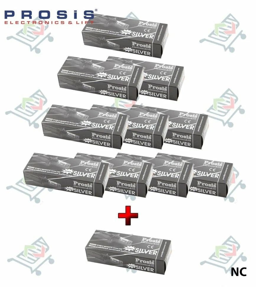 Silver Monostabil Manyetik Şalter(1A) NC 10'lu Paket (+1 Adet Hediye)