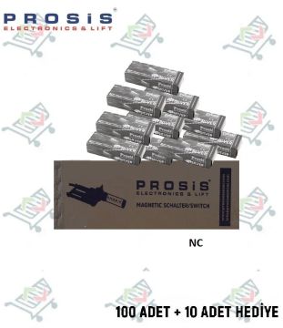 Silver Monostabil Manyetik Şalter(1A) NC 100'lü Paket (+10 Adet Hediye)