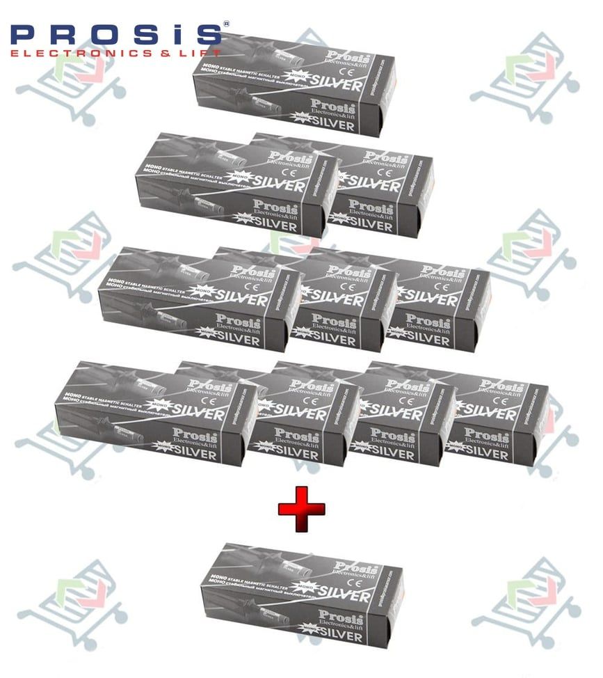 Silver Monostabil Manyetik Şalter(1A) İnce 10'lu Paket (+1 Adet Hediye)