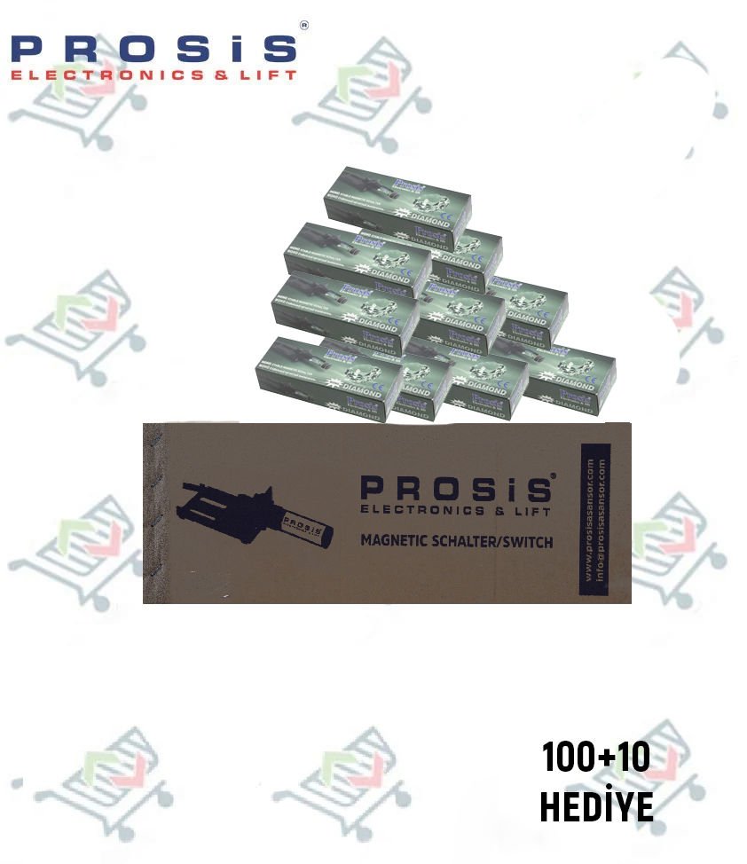 Diamondmono Monostabil Manyetik Şalter (5A) İnce NC 100'lü Paket (+10 Adet Hediye)