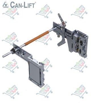 Can Lift T111-T121 Çift ve Tek Yönlü Kaymalı Fren T121(Taşıyıcı Saclı Kaçık Kollu Ters Ray Senkron) - 6G - 7G