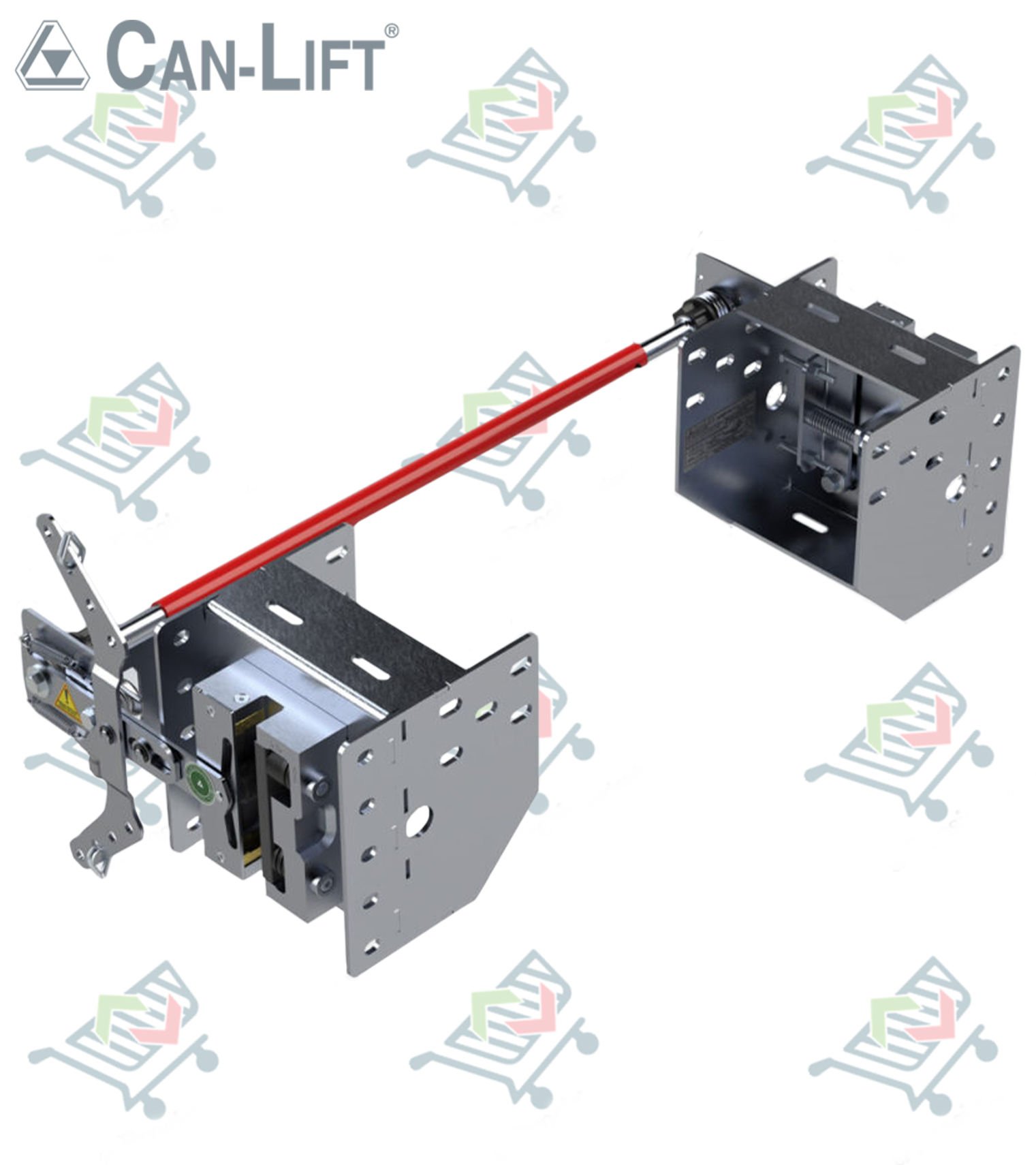 Can Lift T21-T22 Çift ve Tek Yönlü Kaymalı Fren ( Taşıyıcı Sehpalı Montaj Tipi) T21(Taşıyıcı Sehpalı Düz Kollu) - 8G