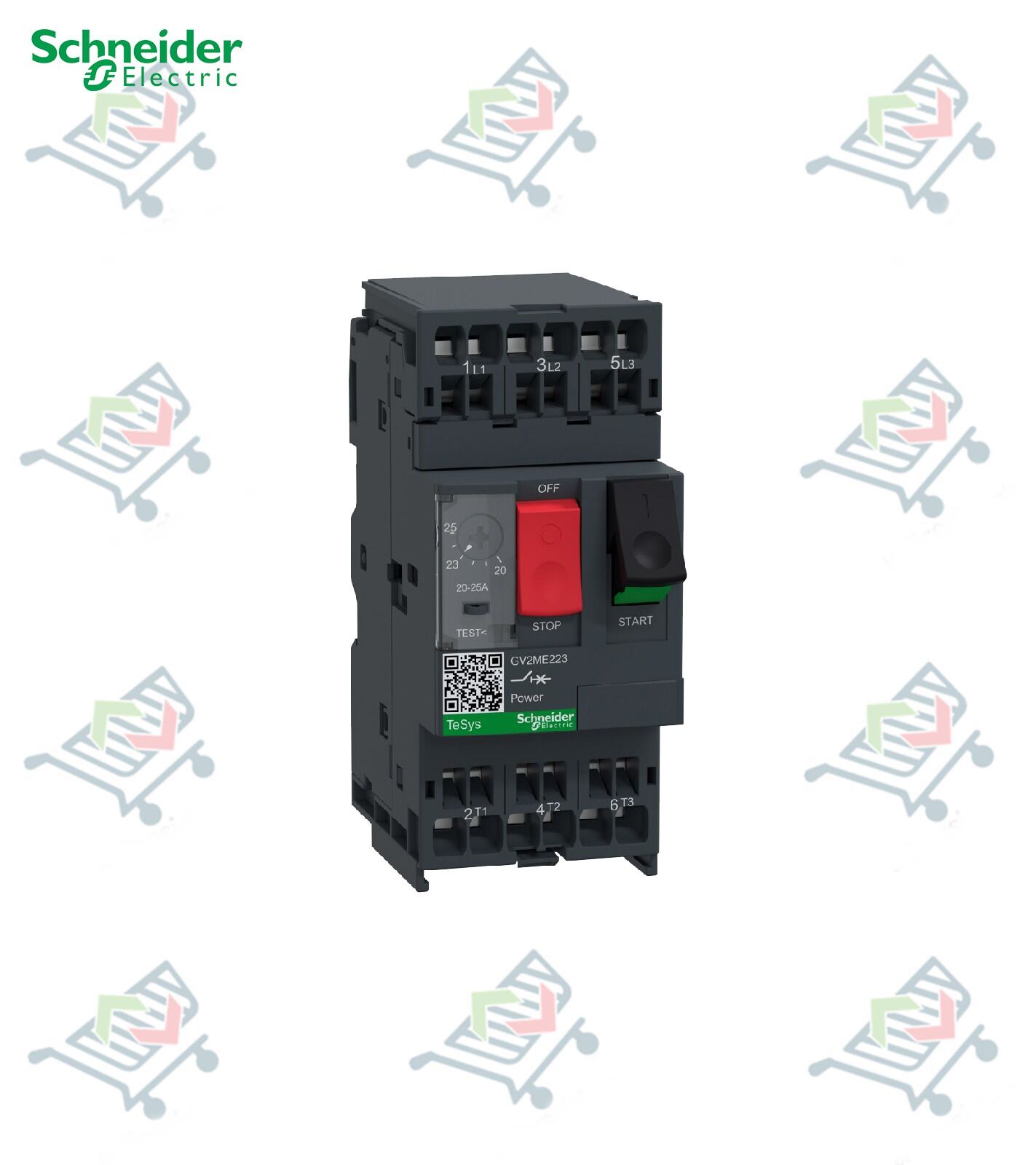 Schneider TeSys GV2 Motor Devre Kesici Termik Many. 20-25A