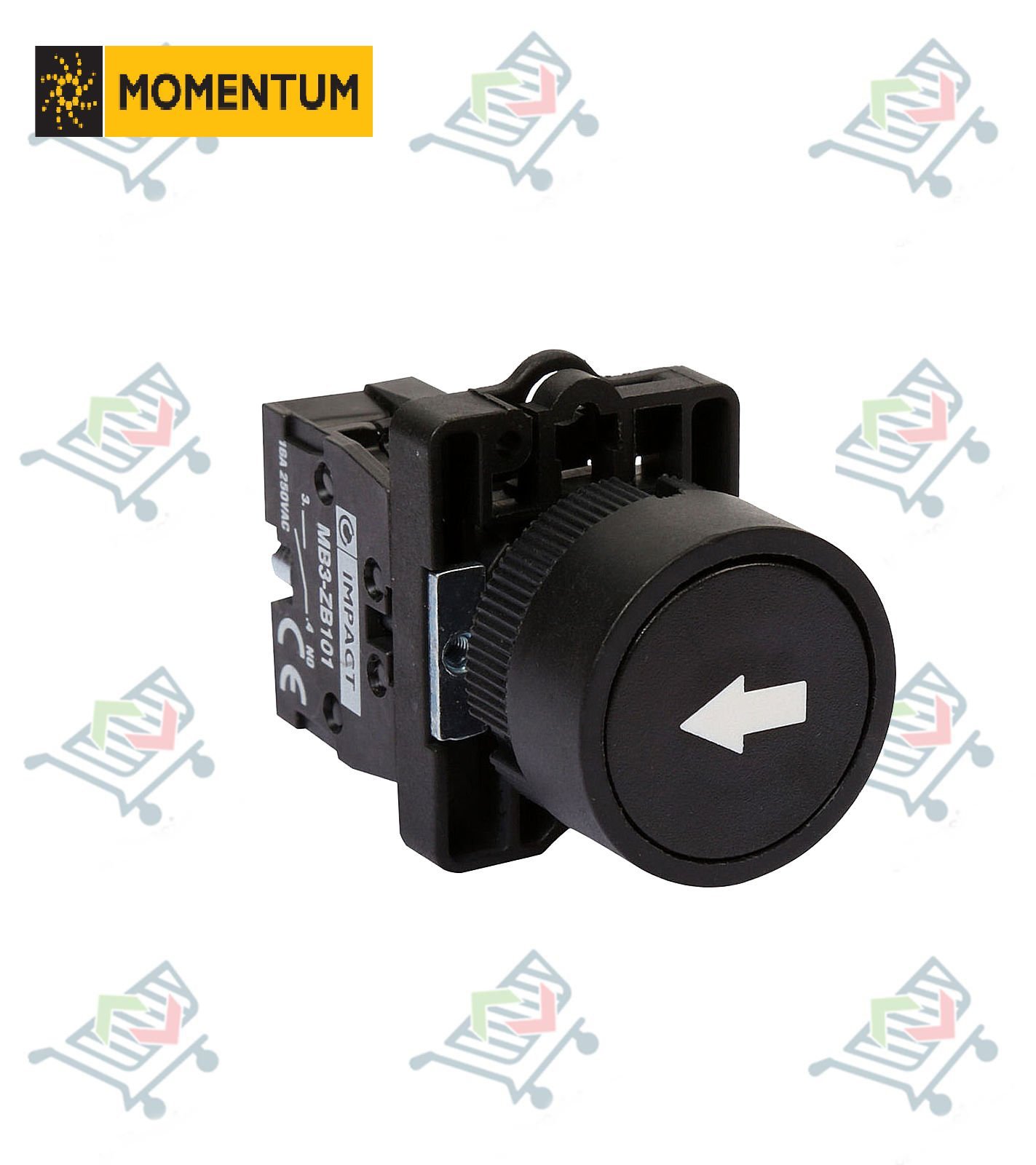 ∅ 22 Plastik İşaretli Yaylı Buton