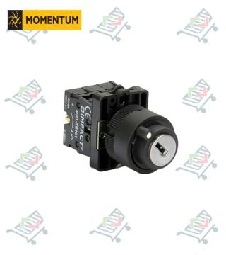 ∅ 22 Plastik Anahtarlı Buton 0-(1) Kontak NO