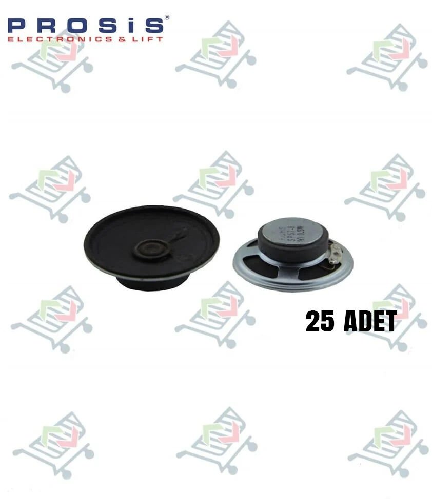 Revizyon Kutusu Hoparlörü 57mm Metal 25'li Paket