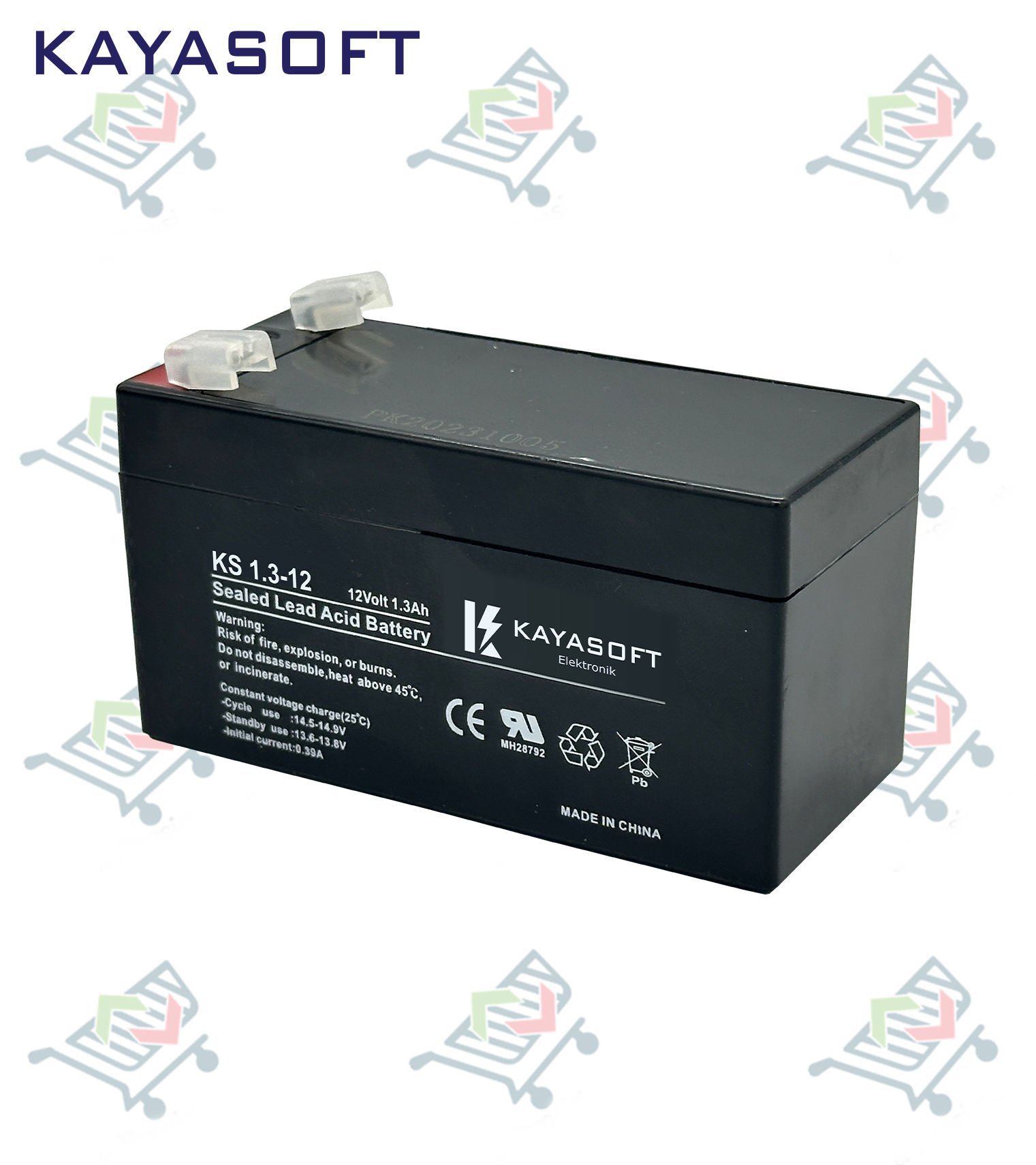 12. V 1,3 AMPER AKÜ