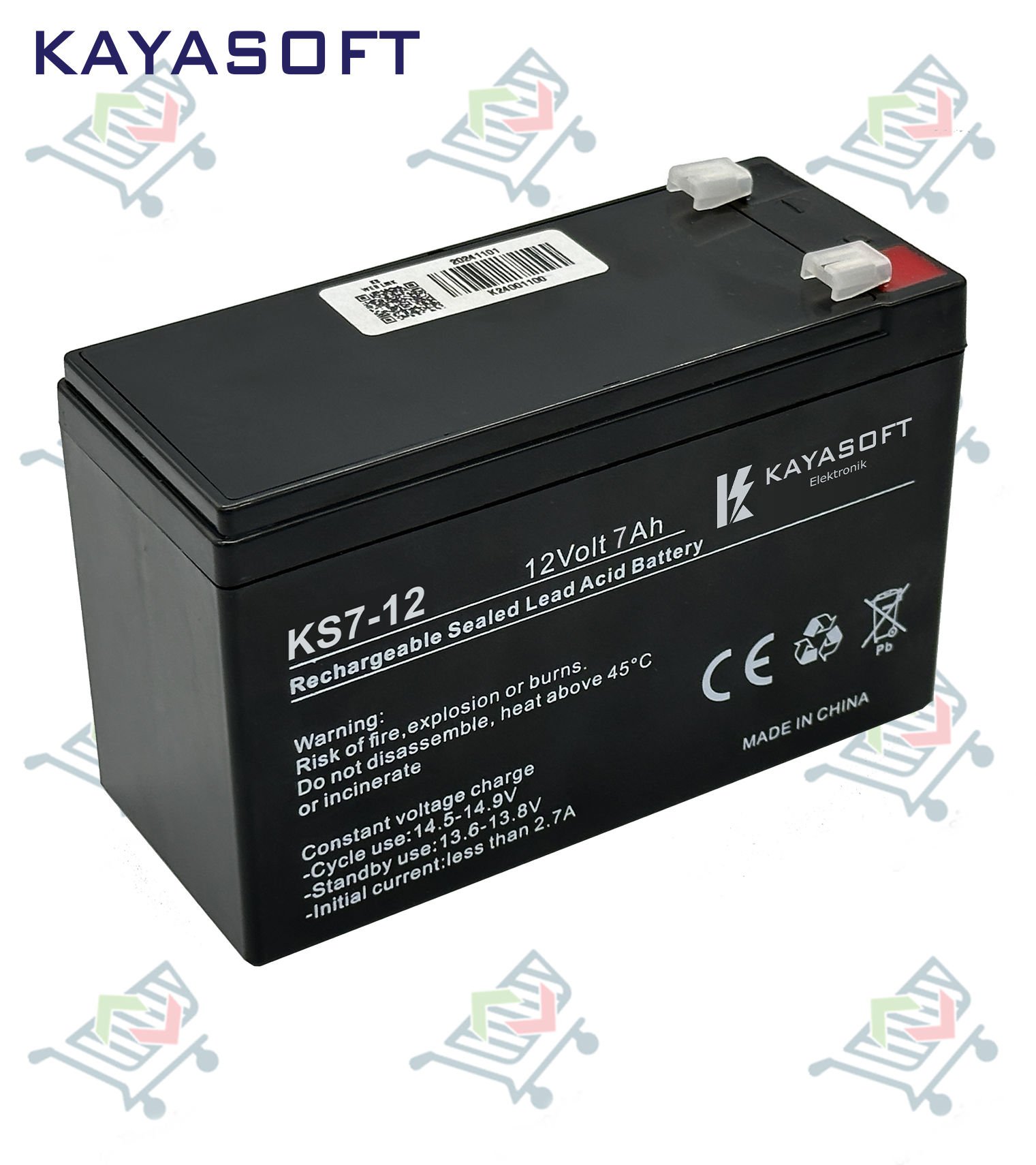 12 V 7 AMPER AKÜ