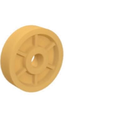 Aspar İşlenmemiş Plastik Kasnak Ø210 mm En 80 mm Mil Delik Ø85 (6210-6211 Rulman)