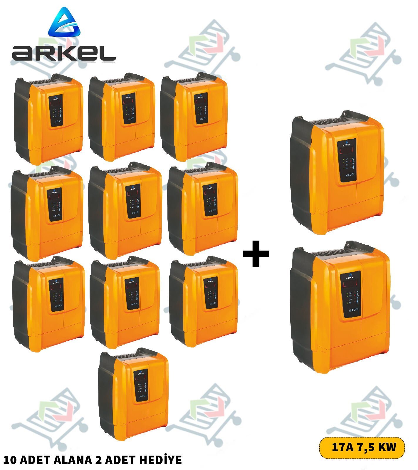 ARKEL ARCODE TR 4B17A 400V 17A Tümleşik Asansör Kontrol Ünitesi(10 Adet + 2 Adet Hediye)