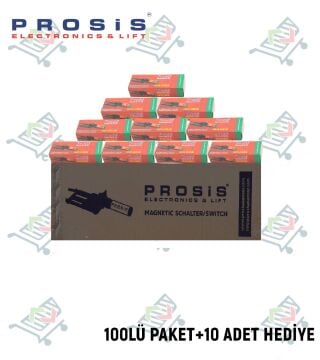 Goldbis Bistabil Manyetik Şalter(1,5A) 100'lü Paket (+10 Adet Hediye) 2 Metre