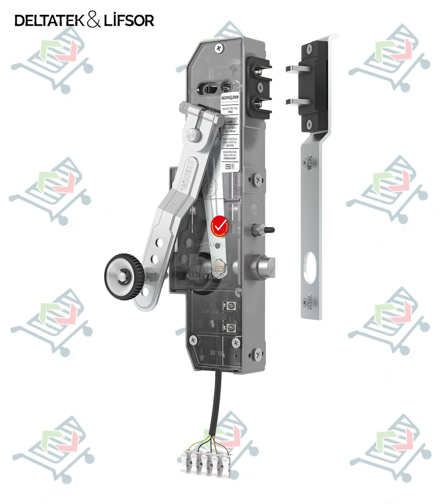 DK02A ÇİFT EMNİYETLİ KAPI KİLİDİ