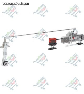 YKDK02A ÇİFT EMNİYETLİ ÇİFT KANATLI KAPI KİLİDİ