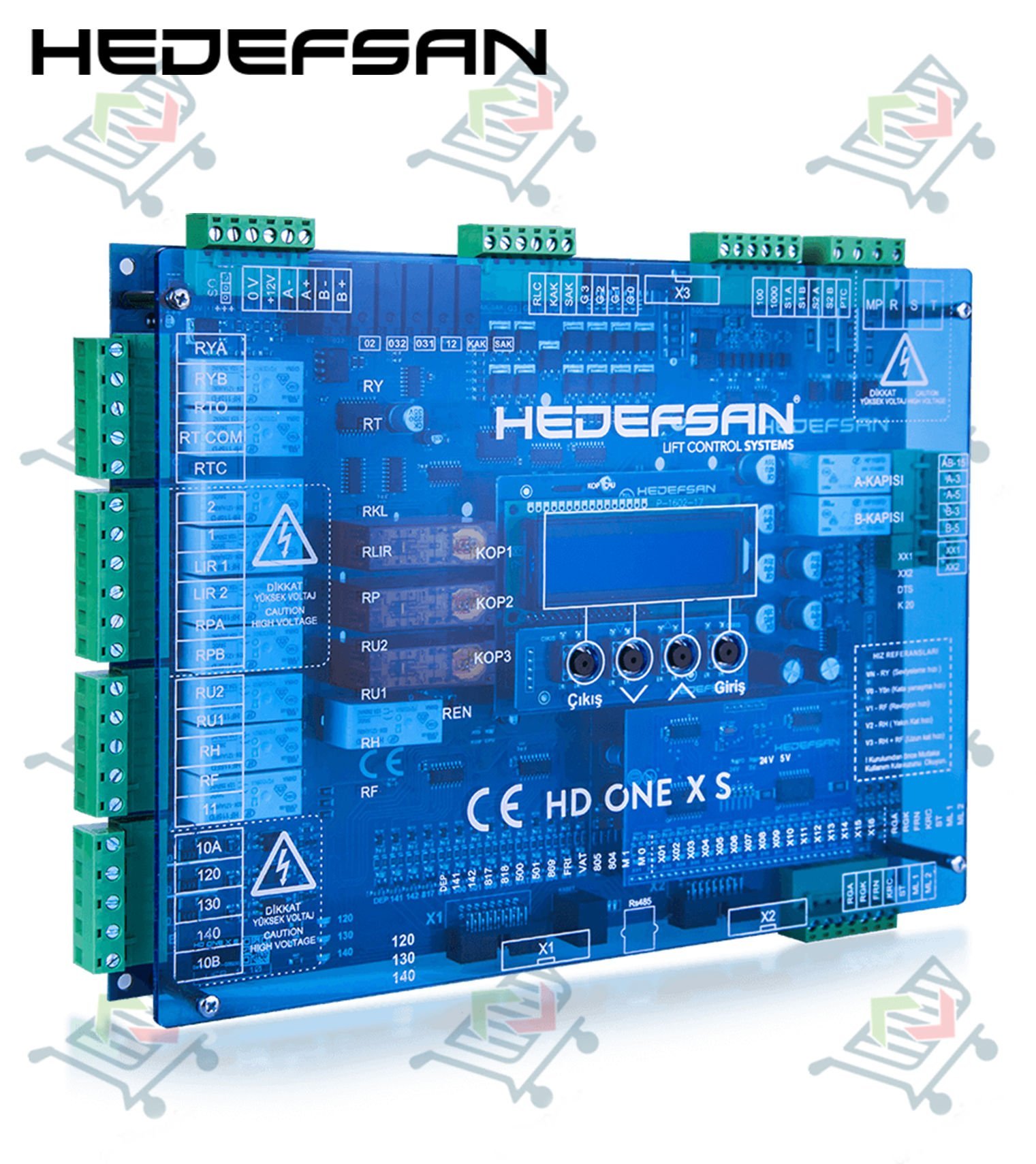 Hedefsan  ONE-X-S Anakart A3 Uyumlu 16 Durak Kumanda Kartı