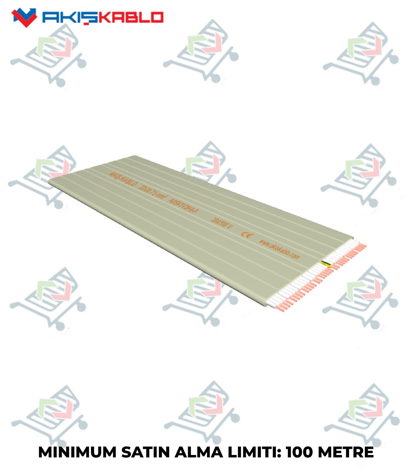 30X0,75 mm2 FLEXIBLE KABLO