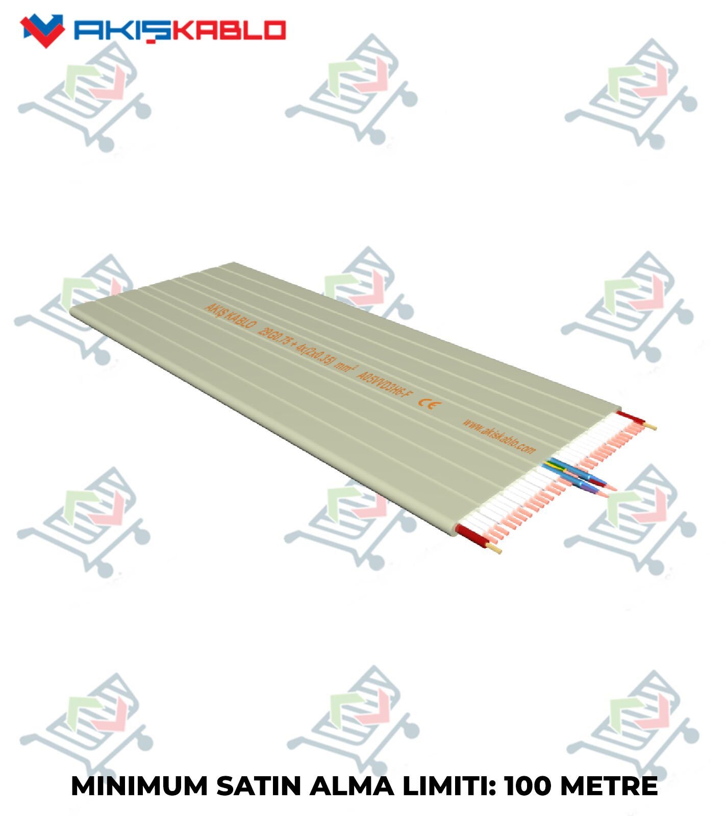 28X0,75 + 4X0,22mm2 FLEXIBLE KABLO
