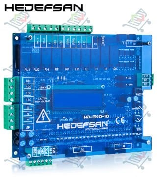 Hedefsan EKO-10-Anakart 10 Durak Kumanda Kartı