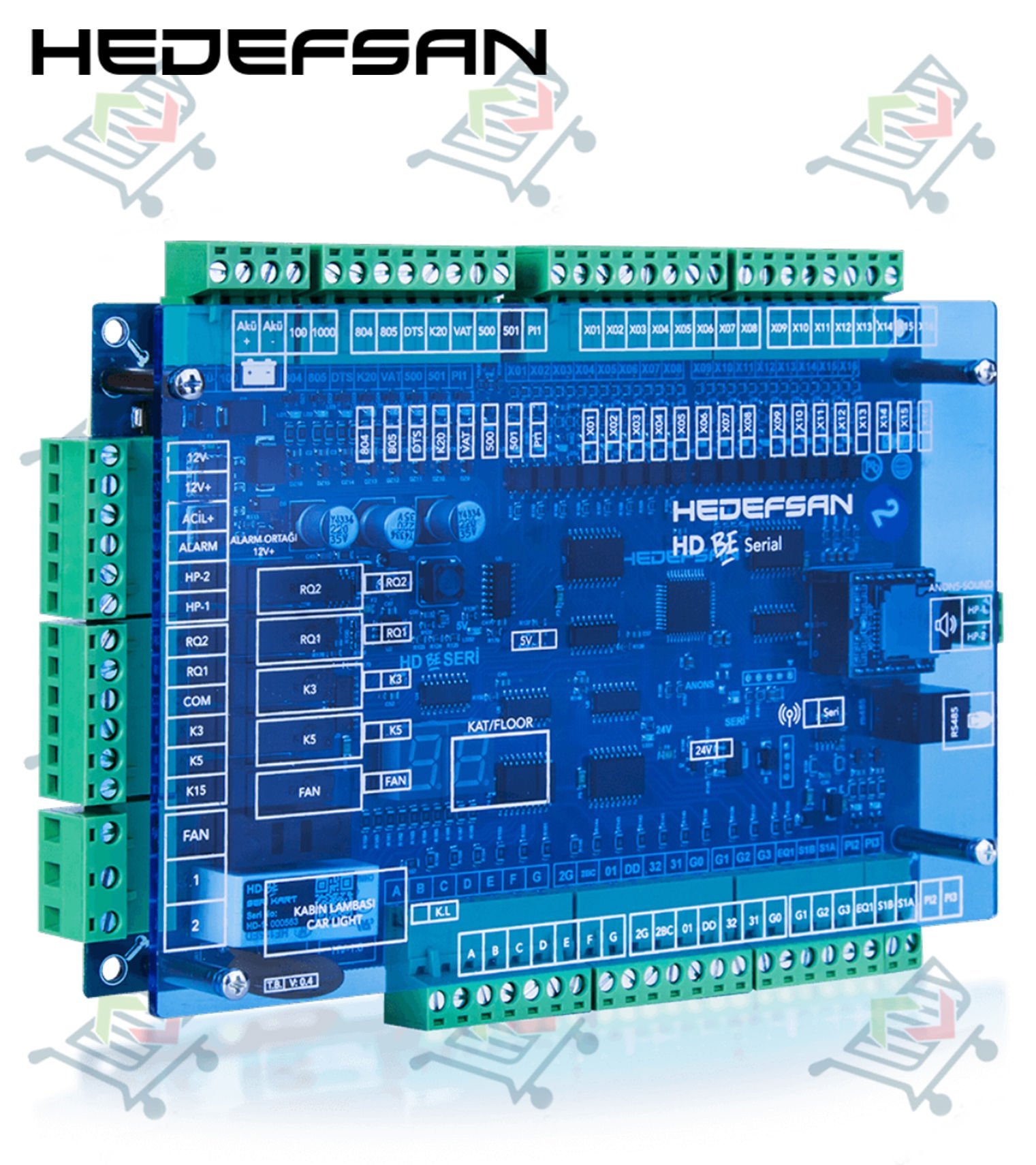 Hedefsan HD-BE Kabin Seri Haberleşme Kartı