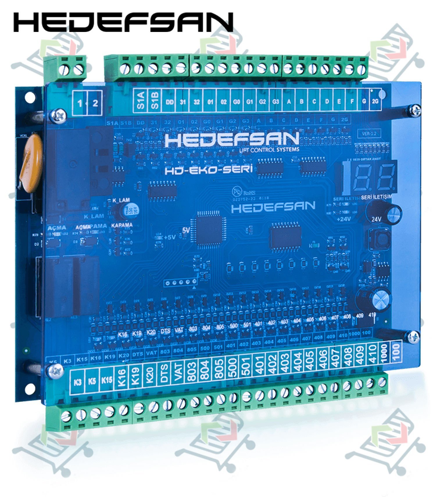 Hedefsan EKO-10 Kabin Seri Haberleşme kartı
