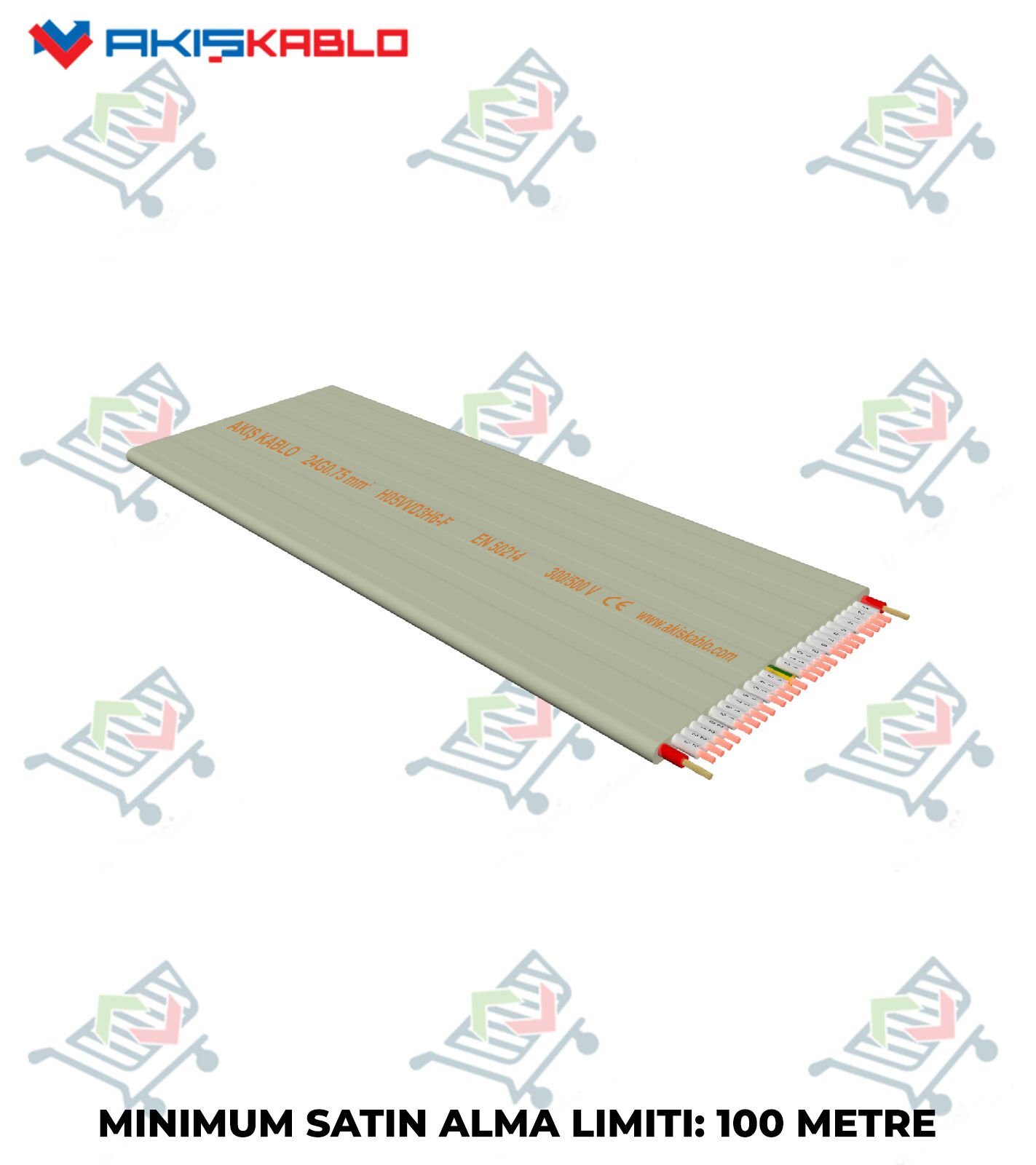 24X0,75 + 3 X (4X0,35) mm2 FLEXIBLE KABLO