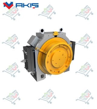 Akış VALENTE VLD-50C 2,00 M/S 630 KG 8,4 KW 400x4x10 18(A) Asansör Motoru