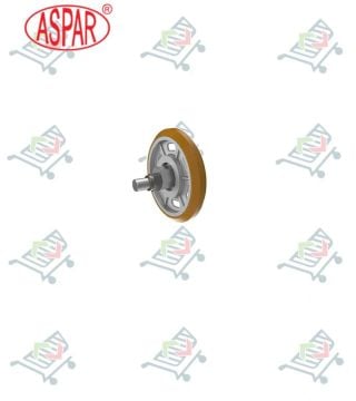 PATEN TEKERİ (POLİÜRETAN) – EKSANTRİK MİLLİ Ø 100 mm (L: 50-60-70 mm)