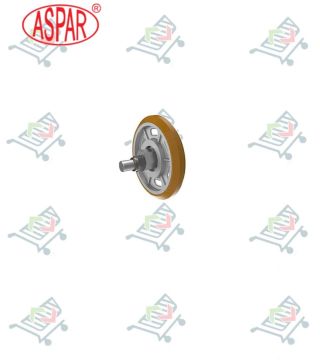 PATEN TEKERİ (POLİÜRETAN) – EKSANTRİK MİLLİ Ø 100 mm (L: 50-60-70 mm)