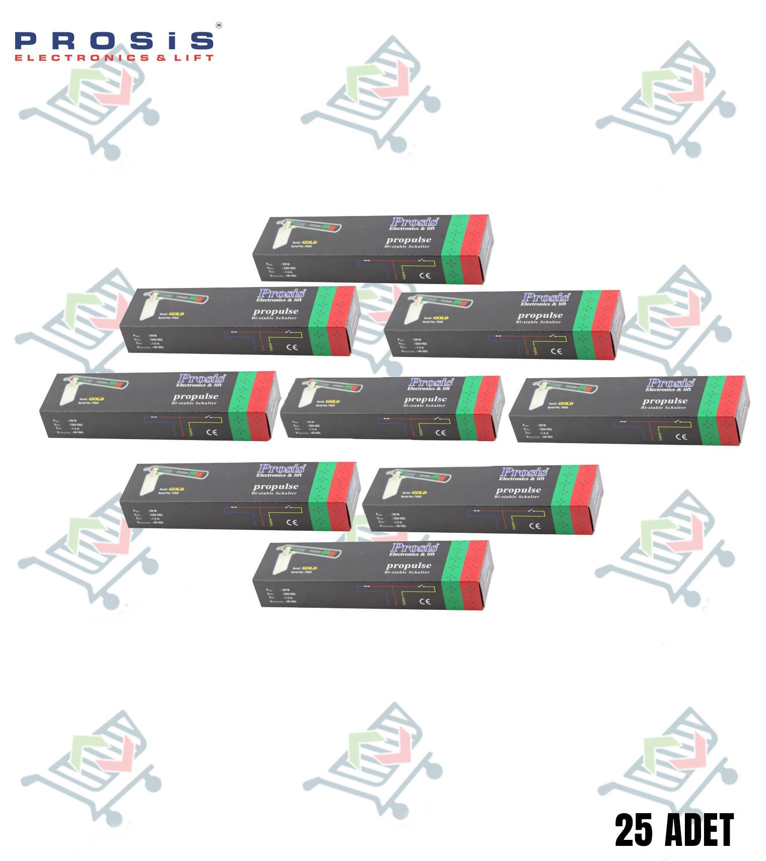 Propulse Bistabil Manyetik Şalter 25'li Paket