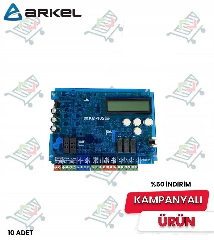 Arkel KM-10S Kapı Kontrol Kartı - (10'lu Paket)