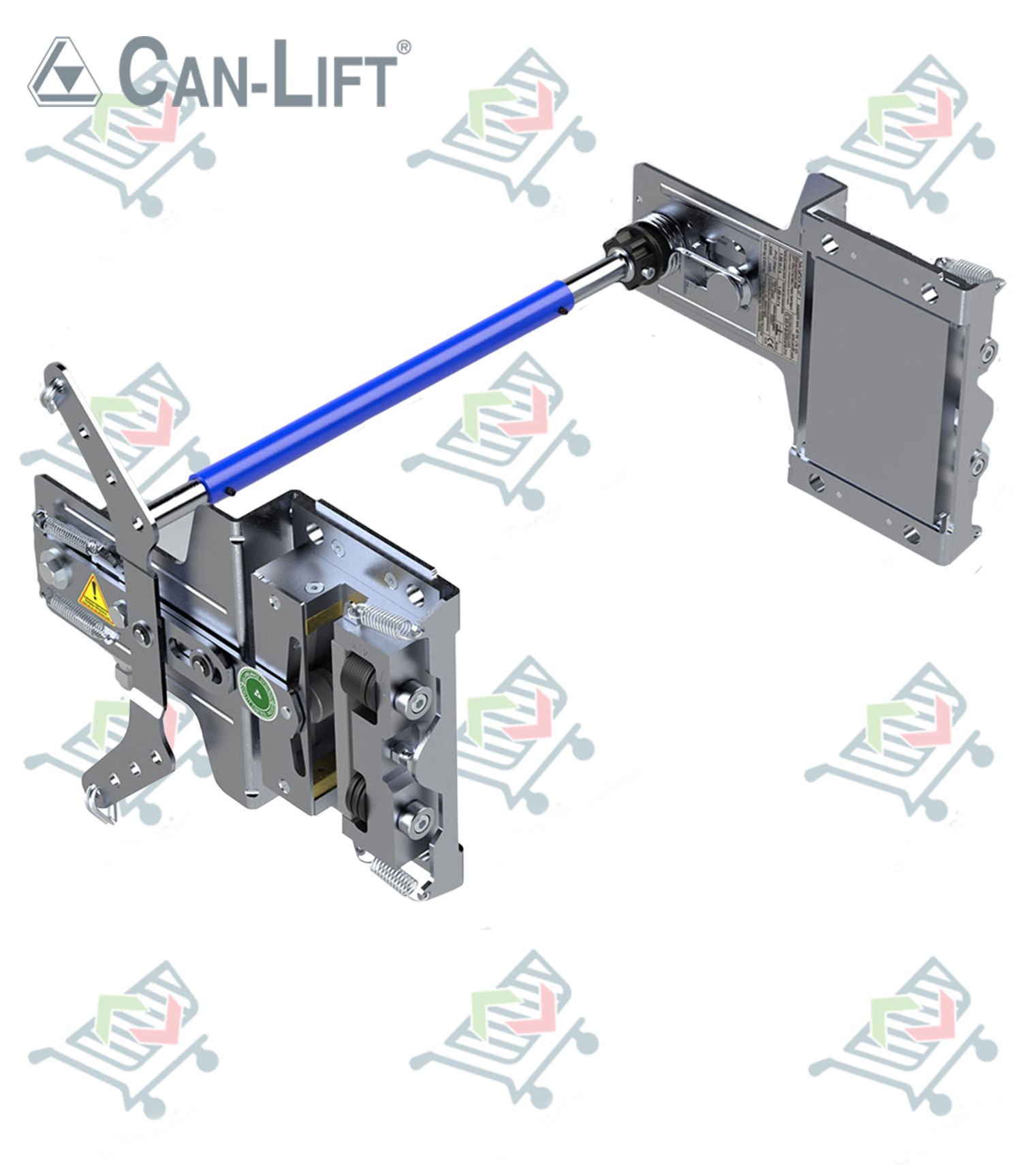 Can Lift T11-T12 Çift ve Tek Yönlü Kaymalı Fren (Taşıyıcı Saclı Montaj Tipi)
