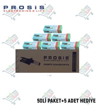 Probis Bistabil Manyetik Şalter(1A) İnce 50'li Paket (+5 Adet Hediye)