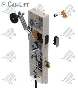 Can Lift CL-01 M-ASW Çift Emniyetli Çift Dilli Asansör Kat Kapı Kilidi (Swichli)