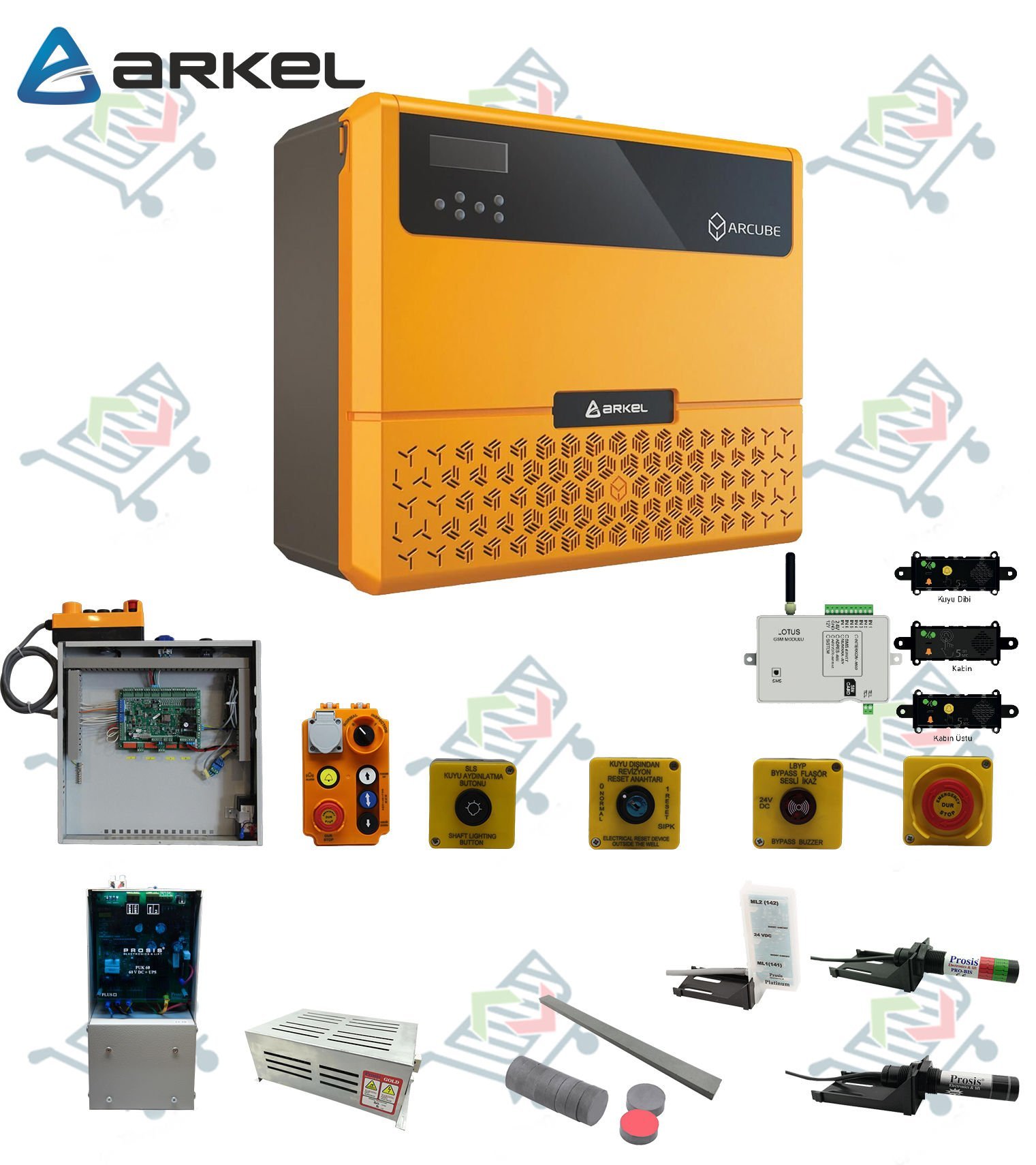 ARKEL ARCUBE 17A TR ASENKRON ASANSÖR KONTROL ÜNİTESİ 81-20