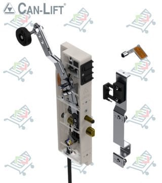 Can Lift CL-05 M-SW Çift Emniyetli Çift Dilli Asansör Kat Kapı Kilidi (Swichli)