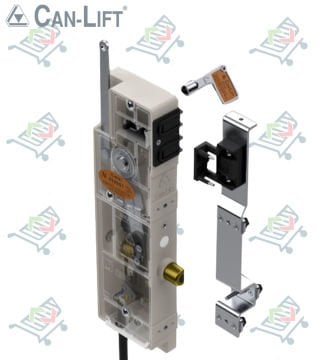 Can Lift CL-05 Mİ-SWYK Çift Emniyetli Tek Dilli Asansör Kat Kapı Kilidi (Swichli)