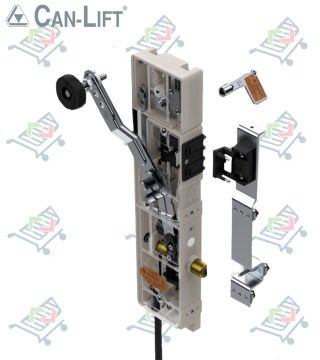 Can Lift CL-05 Mİ-ASW Çift Emniyetli Tek Dilli Asansör Kat Kapı Kilidi (Swichli)