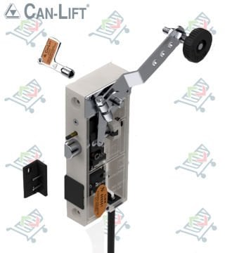 Can Lift CL-06 M Çift Emniyetli Çift Dilli Asansör Kat Kapı Kilidi