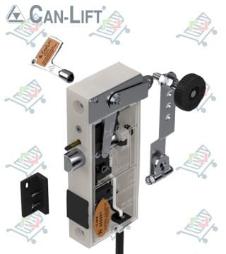 Can Lift CL-06 MD Çift Emniyetli Çift Dilli Asansör Kat Kapı Kilidi