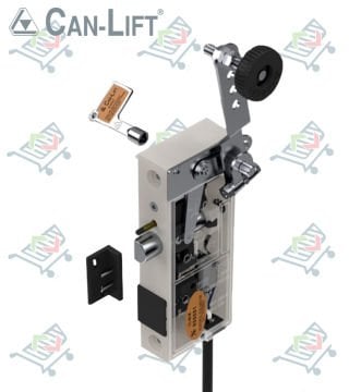 Can Lift CL-06 MD-SWT Çift Emniyetli Çift Dilli Asansör Kat Kapı Kilidi (Swichli)