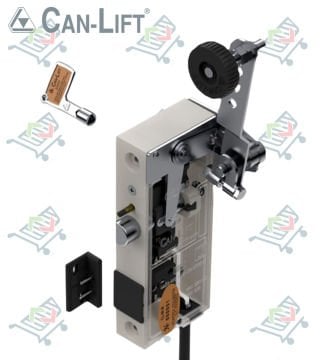 Can Lift CL-06 M-DKI Çift Emniyetli Çift Dilli Asansör Kat Kapı Kilidi