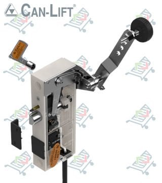 Can Lift CL-06 M-DKD Çift Emniyetli Çift Dilli Asansör Kat Kapı Kilidi