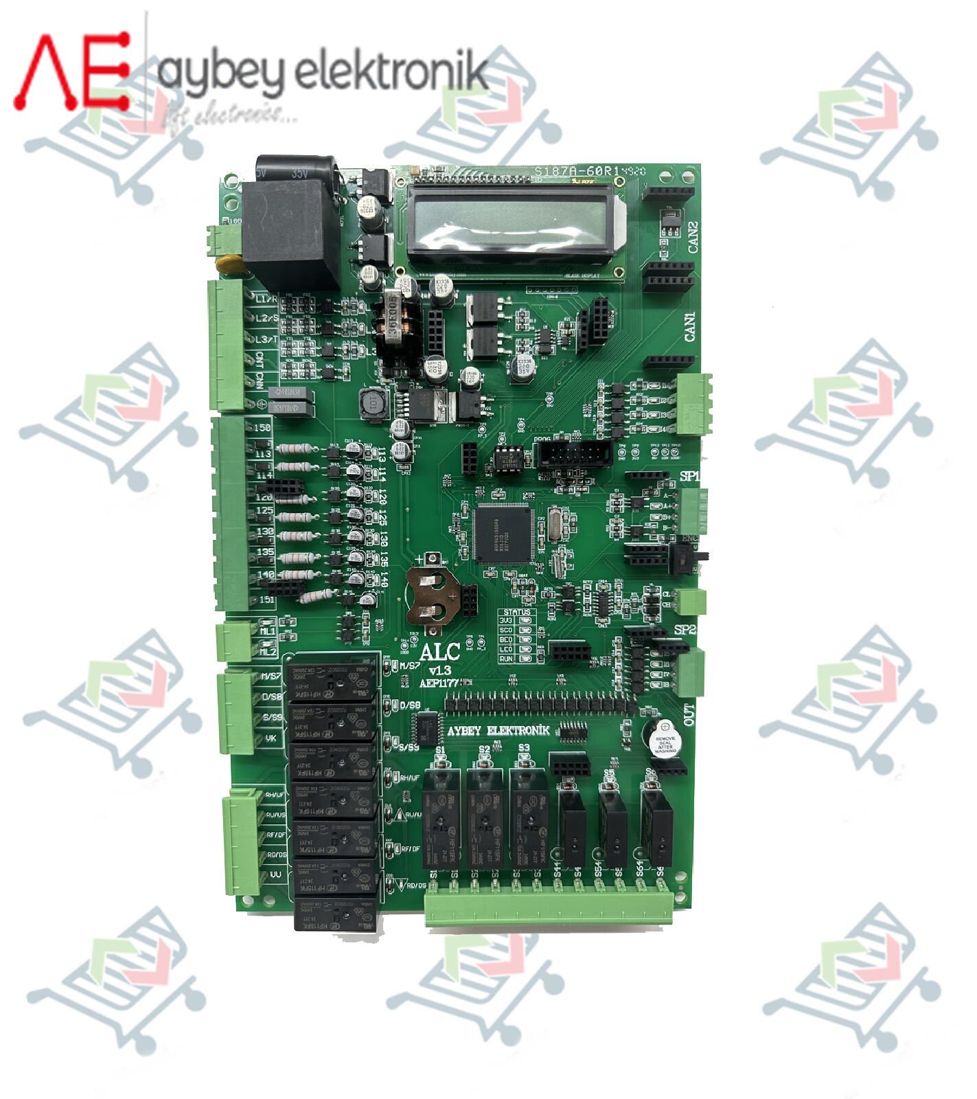 Aybey ALC Kart Seti Full Seri 16 Durak 220V